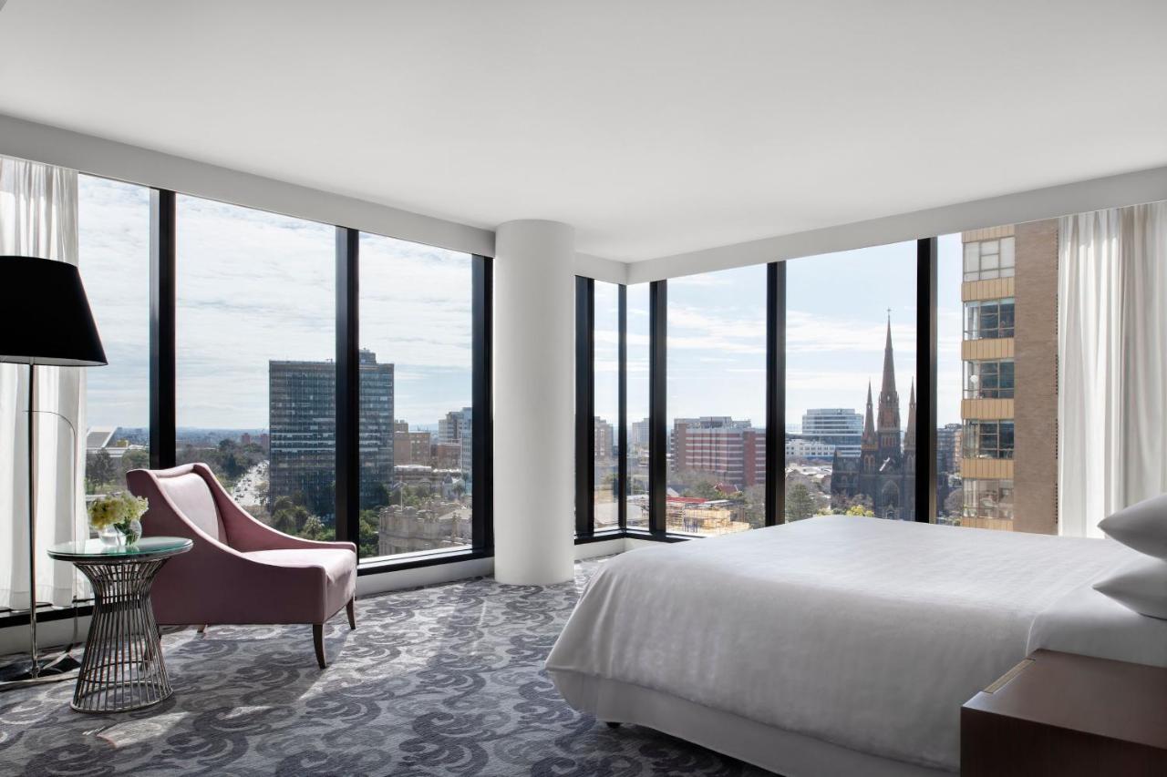 쉐라톤 멜버른 호텔 멜번 외부 사진 A bedroom at The Westin